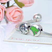 BE-56 Berloque Brasil em Prata 925