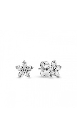 Brincos Flores Prata 925 