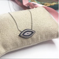 Gargantilha olho Grego Prata 925 & Zirconias Gargantilha olho Grego Prata 925 & Zirconias