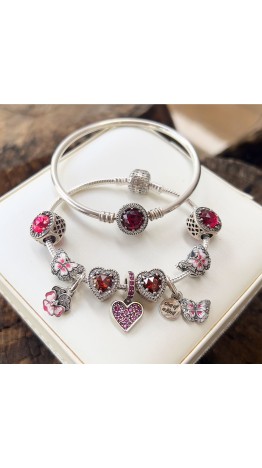Pulseira  Elegante Cravejada Prata 925