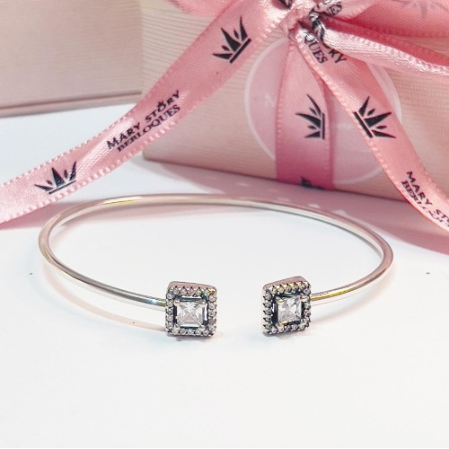 Bracelet Ponteiras Cravejadas Prata 925