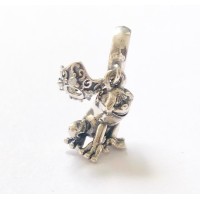  Pingente Sapo /Principe Prata 925