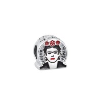 BE-159 Berloque Frida Kahlo Auto Retrato Prata 925 BE-159 Berloque Frida Kahlo Auto Retrato Prata 925