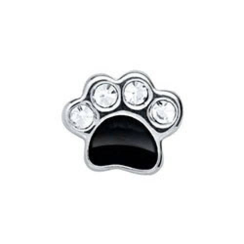 MCH-106 Mini Charm Patinhas Dog Cor Preta