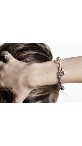 Pulseira  Ellos em Prata 925