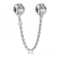 Corrente/ Trava de Segurança Vintage Prata 925 Corrente/ Trava de Segurança Vintage Prata 925