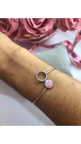 Bracelet Amor que une  Prata 925  Madrepérola