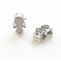 BER-13 Garotinho Prata 925 e zirconias Reflexo BER-13 Garotinho Prata 925 e zirconias Reflexo