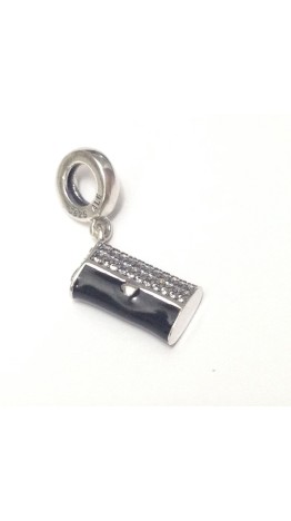 PG-92 Pingente Clutch em Prata 925 e Zirconias Brancas