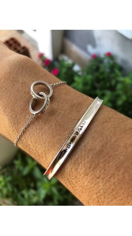 Pulseira Tf Interlocking Prata 925