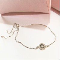 Pulseira Ajustável em Prata 925 & Zirconias Pulseira Ajustável em Prata 925 & Zirconias