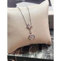 GARGANTILHA TREVO DUPLO PRTA 925 MADREPEROLA GARGANTILHA TREVO DUPLO PRTA 925 MADREPEROLA