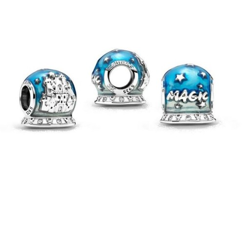 Berloque Globo Disney Magic Prata 925