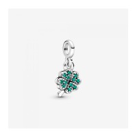 Berloque Mini charm trevo da sorte 