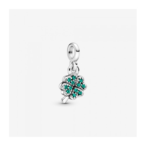 Berloque Mini charm trevo da sorte 