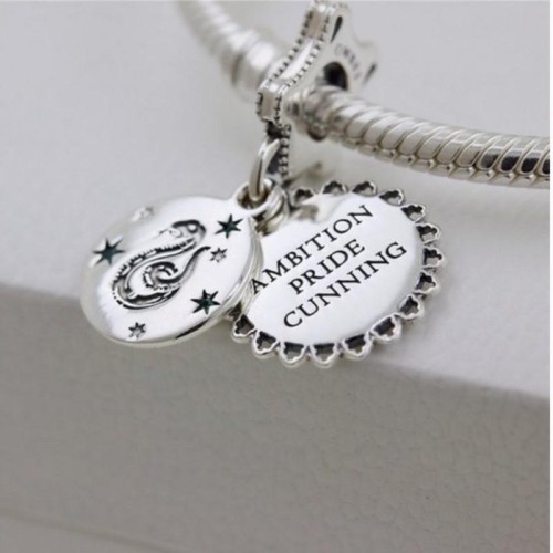 Pingente Harry Potter Simbolo Prata 925 e Zirconias 