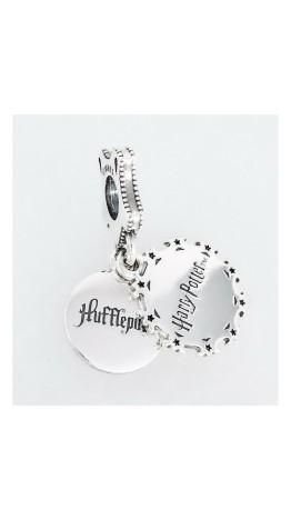 Pingente Harry Potter Simbolo Prata 925 e Zirconias 