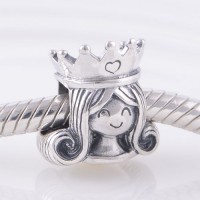 BE-277 Berloque Princesa / Rainha em Prata 925 BE-277 Berloque Princesa / Rainha em Prata 925