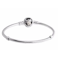 PL-01 Pulseira Fecho Flores encantadoras Prata 925 PL-01 Pulseira Fecho Flores encantadoras Prata 925