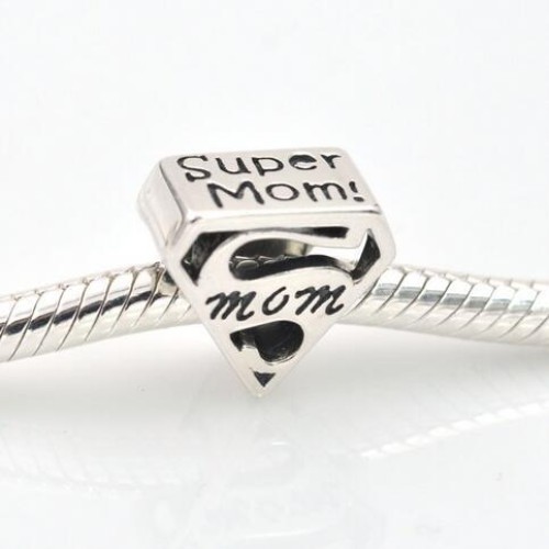 BE-326 Berloque Super Mãe em Prata