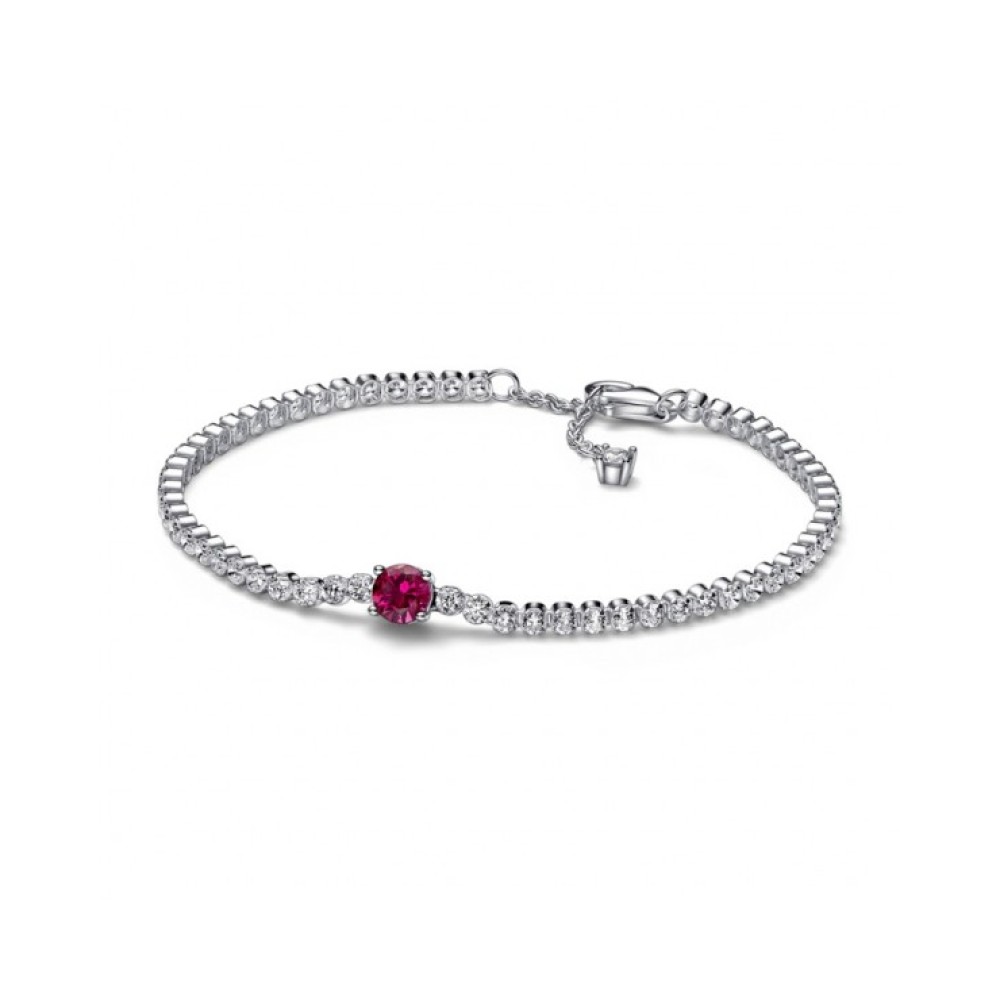 Pulseira Riviera Love  Zirconias Prata 925 