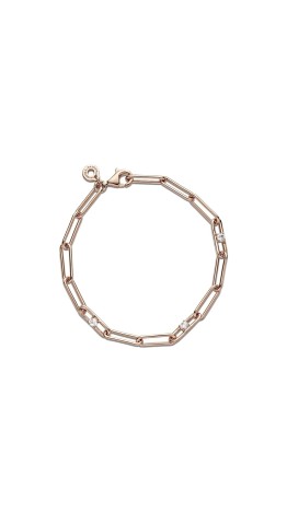 Pulseira Ellos Com Zirconias Brancas Prata 925